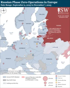 Russian Phase Zero Operations in Europe, Date Range: September 9, 2025 to December 7, 2025