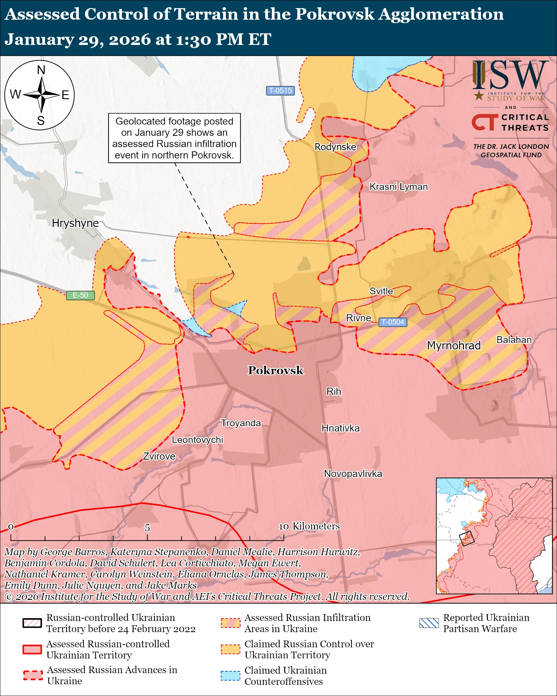 Pokrovsk Agglomeration January 29, 2026