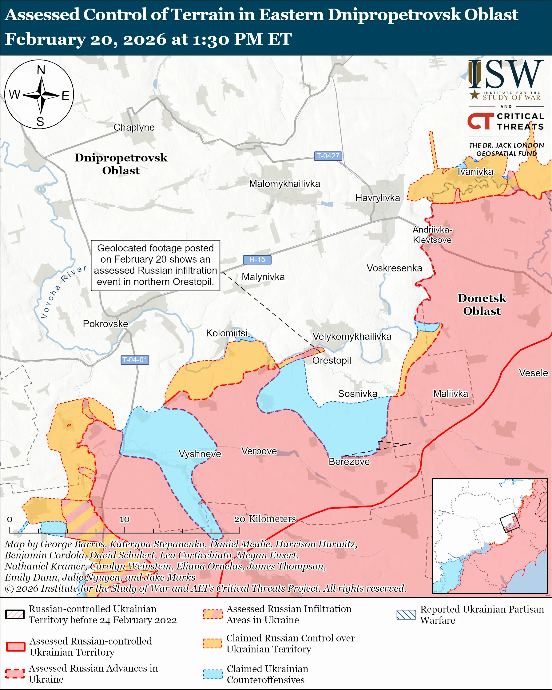 Russian Offensive Campaign Assessment, FEB 20, 2026 | ISW