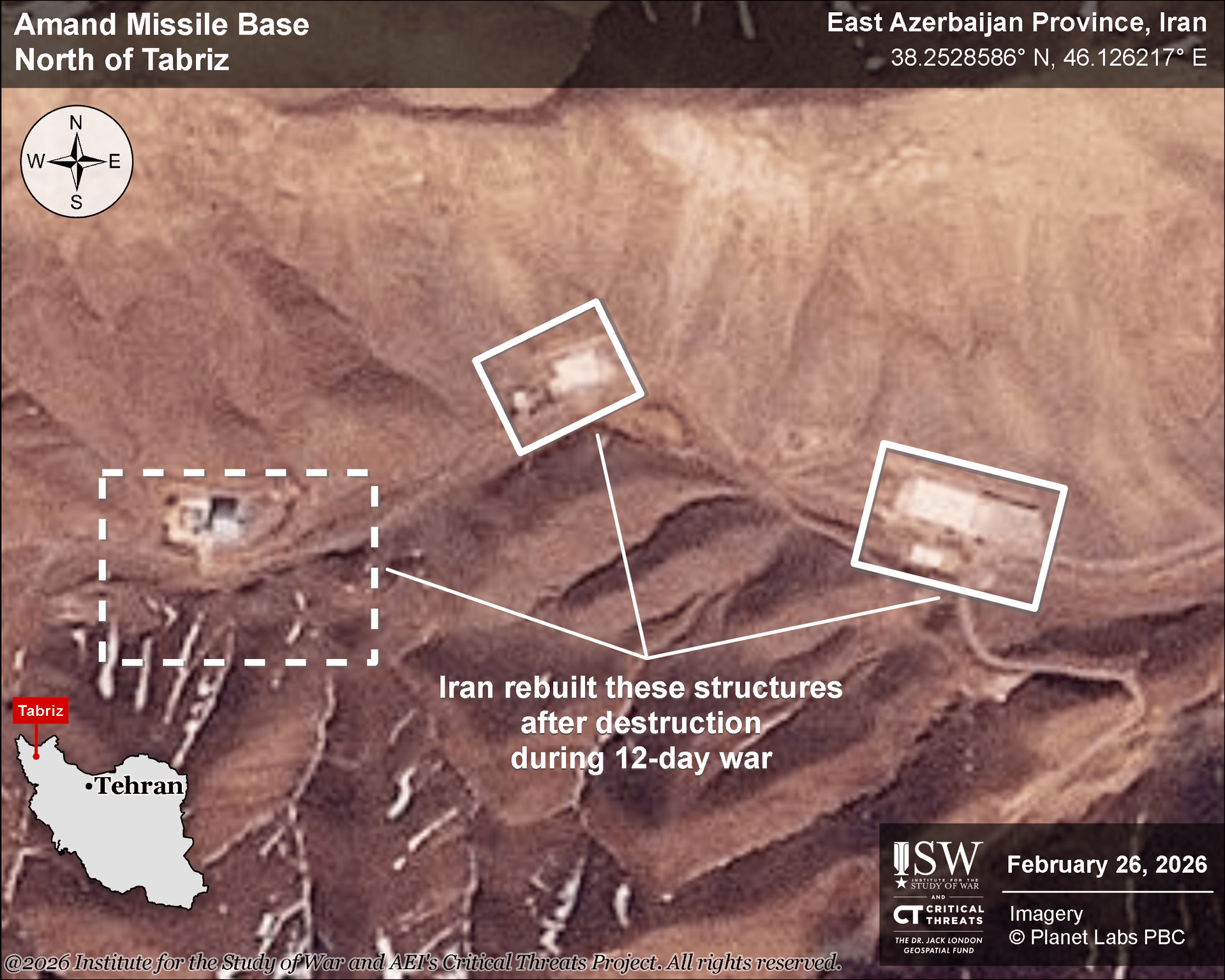 Amand Missile Site, March 1, 2026