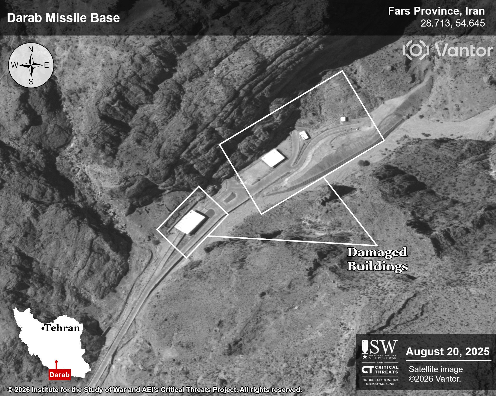 Darab Missile Base, Fars Province, Iran, March 11, 2026