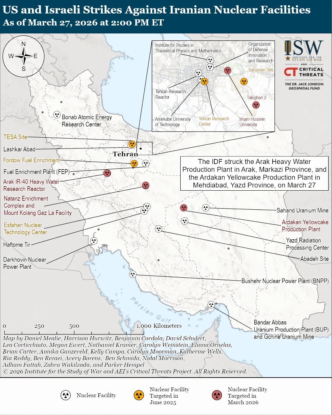 حملات به تأسیسات هسته‌ای ایران