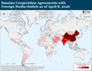 Russian Cooperation Agreements with Foreign Media Outlets, April 2026