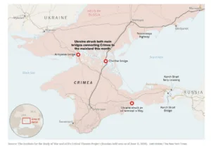 New York Times: Sending Fuel Trucks Up in Flames, Ukraine Tries to Cut Off Crimea