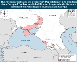 The Kremlin Facilitated the Temporary Deportation of 200 Children from Occupied Donbas to a Rehabilitation Program in the Russian-occupied Separatist Region of Abkhazia in Georgia
