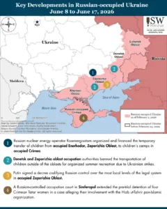 Key Developments in Russian-occupied Ukraine June 8 to June 17, 2026