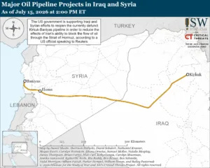 Major Oil Pipeline Projects in Iraq and Syria As of July 15, 2026 at 2:00 PM ET