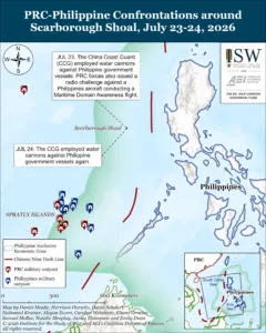 PRC-Philippine Confrontation around Scarborough Shoal, July 23-24, 2026