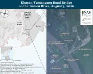 Khasan-Tumangang Road Bridge on the Tumen River, August 3, 2026
