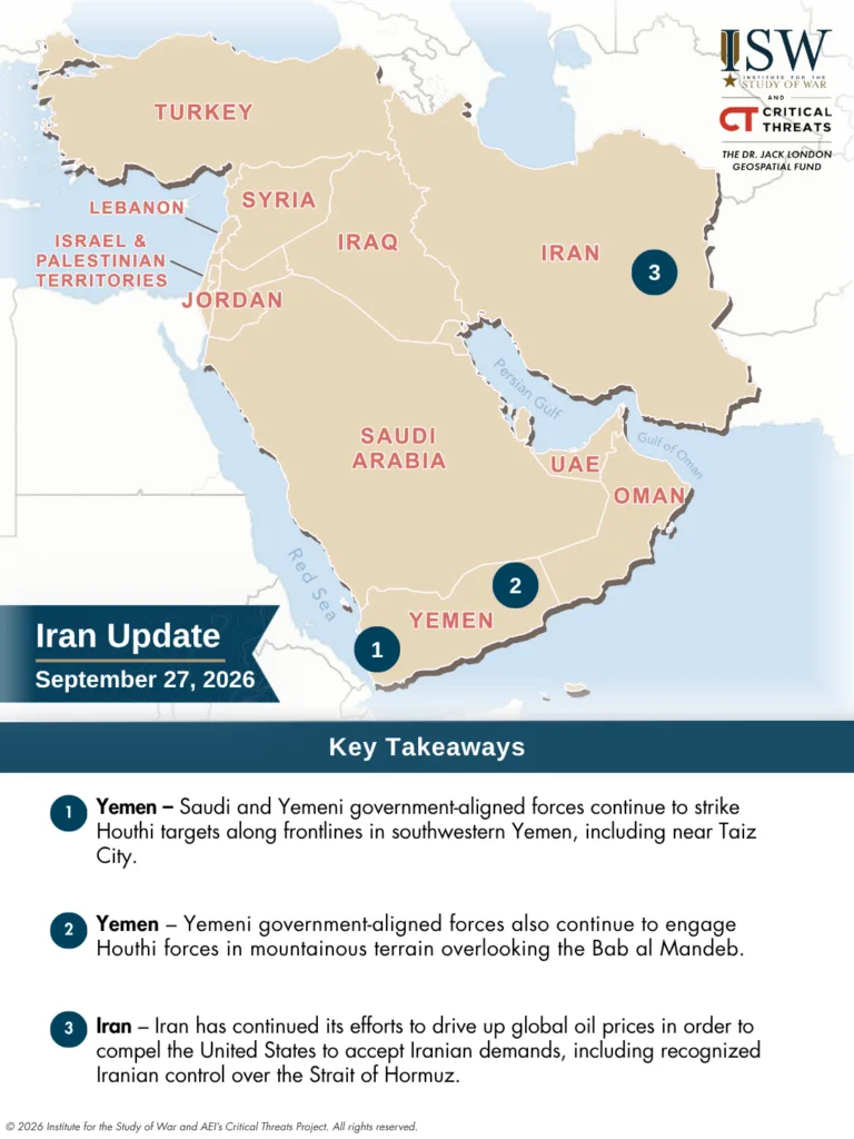 Daily Iran Update Vertical Graphic, September 27, 2026