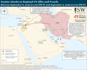 Iranian Attacks on Regional US Allies and Vessels, Between September 8, 2026 at 2:00 PM ET and September 9, 2026 at 2:00 PM ET