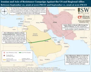 Iranian and Axis of Resistance Campaign Against the US and Regional Allies Between September 10, 2026 at 2:00 PM ET and September 11, 2026 at 2:00 PM ET